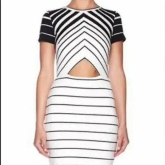 bec and bridge black and white striped dress Bec & Bridge | Dresses | Revolve Bec Bridge Striped Cutout Mini Dress